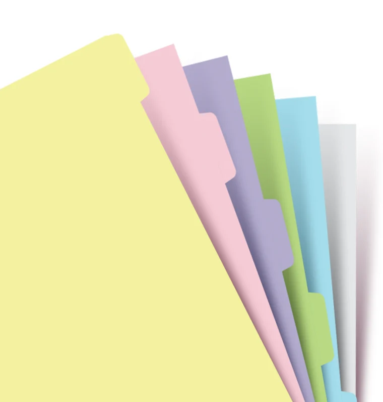 Pastel Six Tabs Dividers - A5 - Image 3