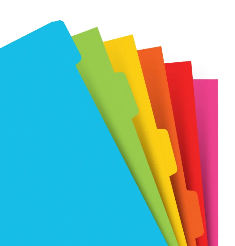 Bright Six Tabs Dividers- A5 - Image 3