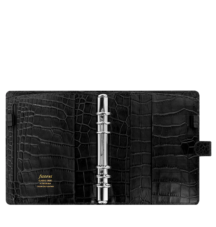 Classic Croc A5 Leather Organizer - Image 3