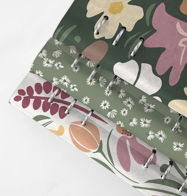 Clipbook Floral Personal Organizer - Image 7