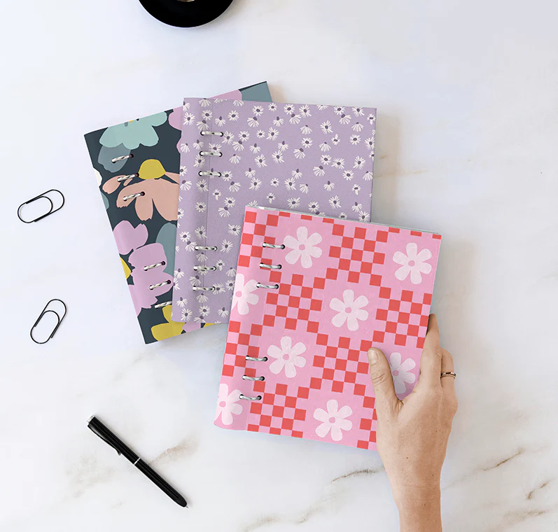 Clipbook Floral A5 Organizer - Image 75