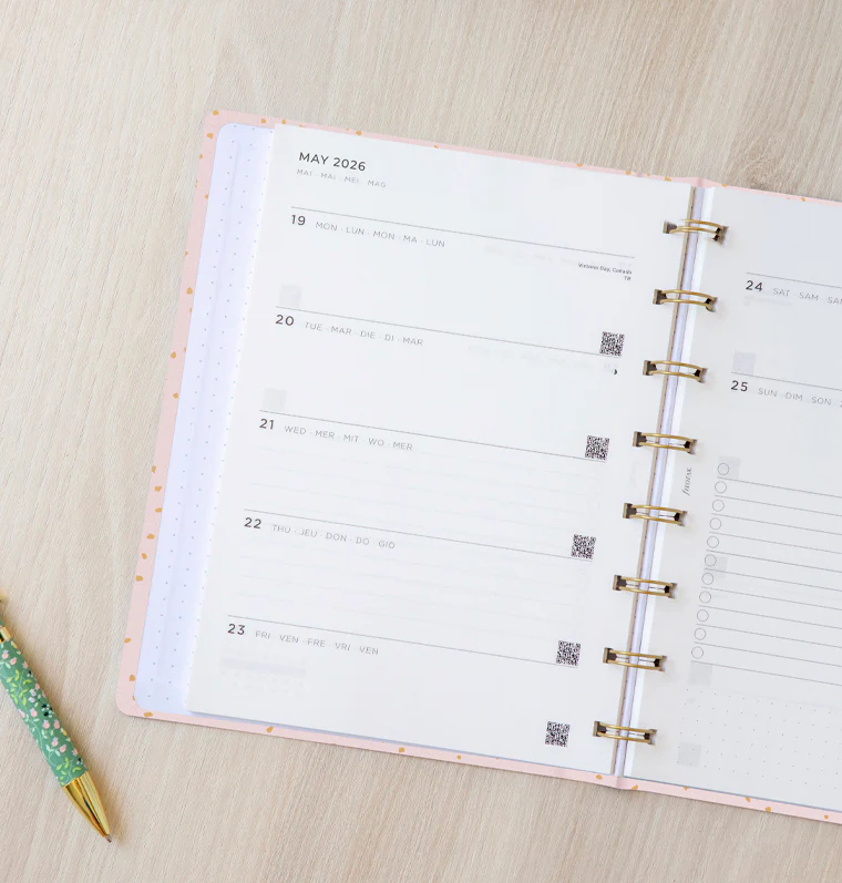 Confetti A5 Planner 2026 Rose Quartz - Image 4