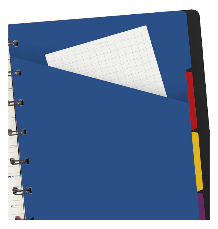 Classic Dotted Paper A5 Refillable Notebook - Black - Image 5