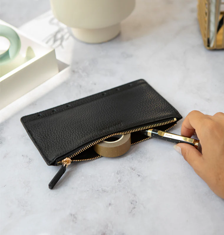 Leather Zipper Pouch - Image 4