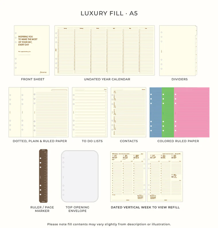 Malden A5 Leather Organizer - Image 11
