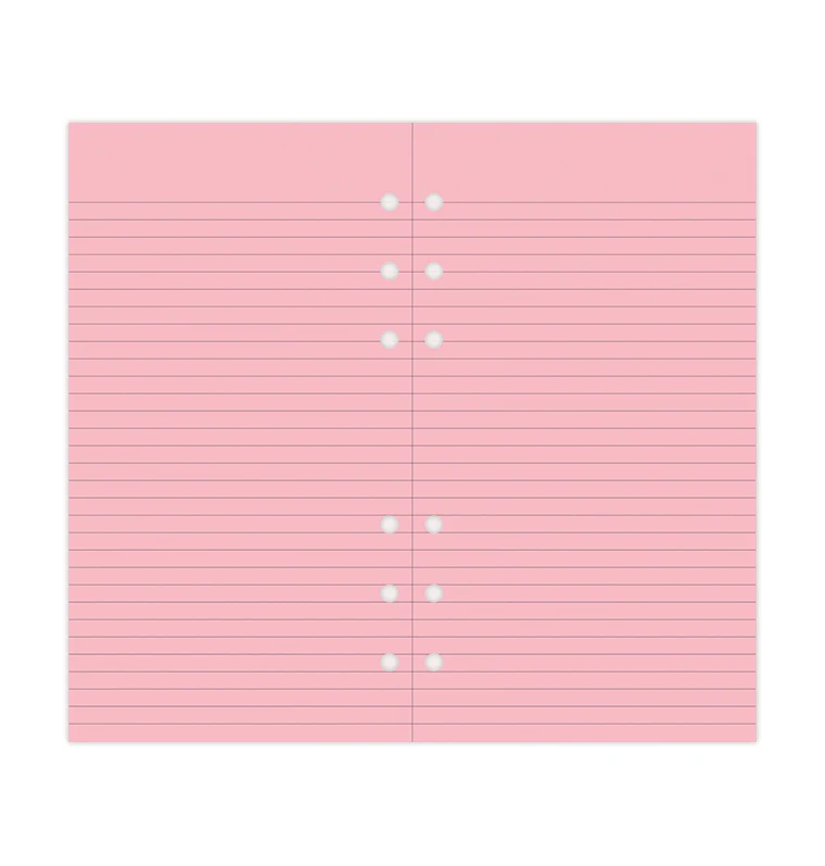 Pink Ruled Notepaper Refill - Personal - Image 4