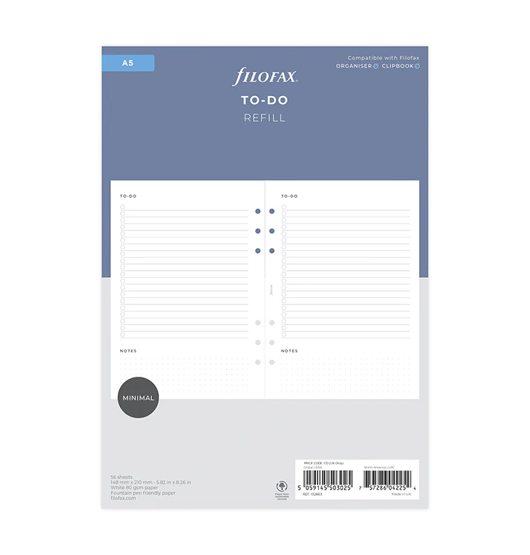 To Do Refill - A5