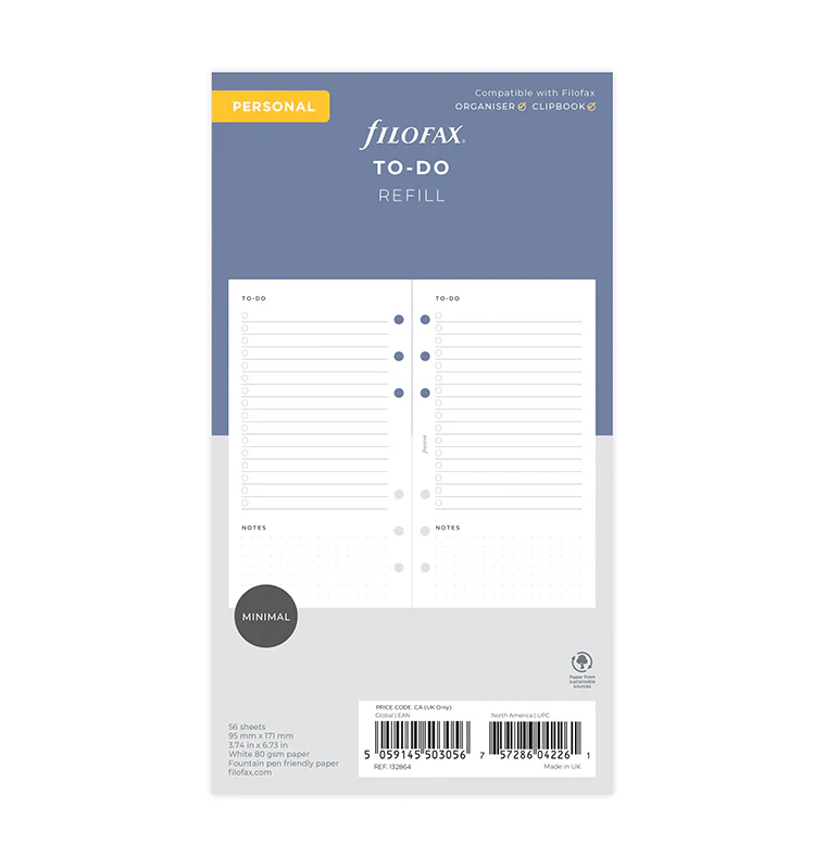 To Do Refill - Personal