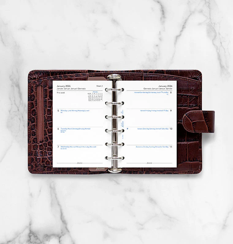 Week On Two Pages Diary - Pocket 2026 Multilanguage - Image 3