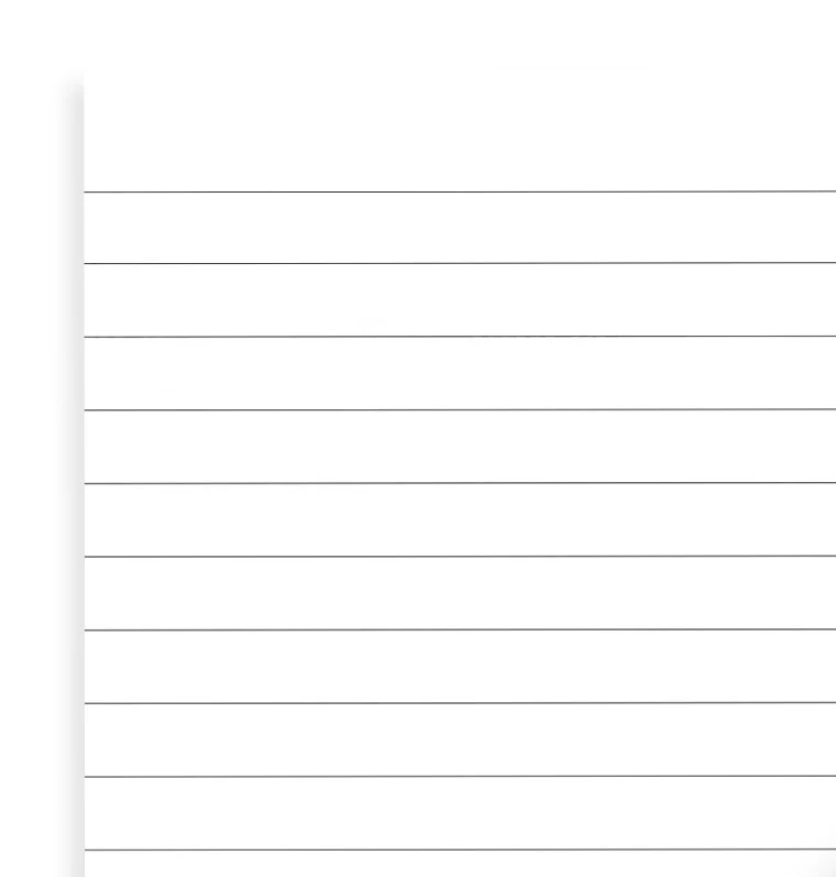 White Ruled Notepad Refill - A5 - Image 4