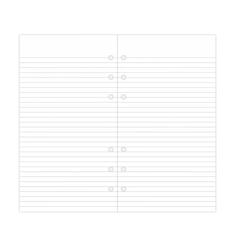 White Ruled Notepaper Refill - Personal - Image 5